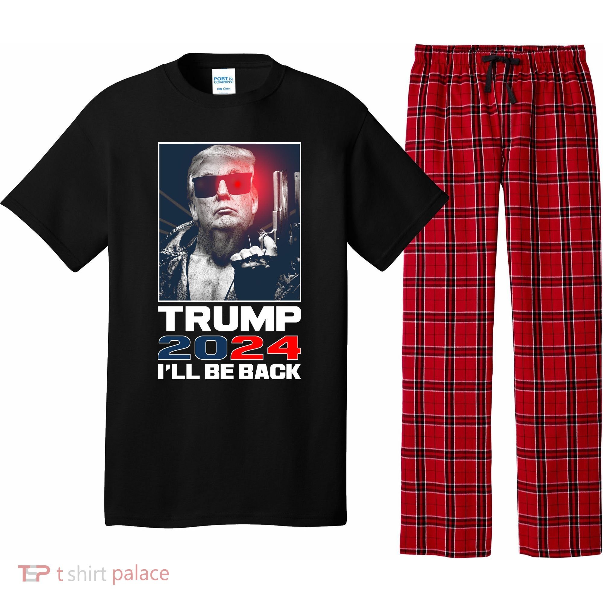 Donald Trump 2024 I'll Be Back Pajama Set