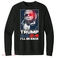 Donald Trump 2024 I'll Be Back V.I.T. Fleece Crew Sweatshirt thumb 0