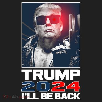 Donald Trump 2024 I'll Be Back V.I.T. Fleece Crew Sweatshirt