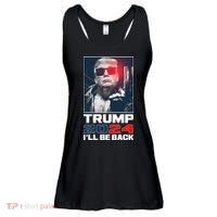 Donald Trump 2024 I'll Be Back Ladies Essential Flowy Tank thumb 0
