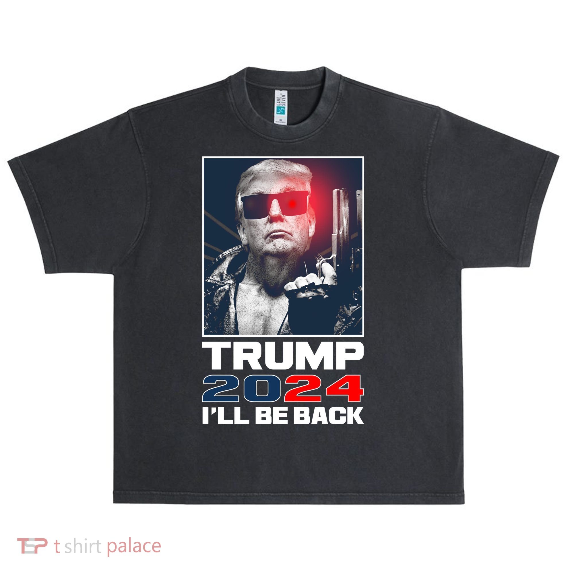 Donald Trump 2024 I'll Be Back Urban Oversized Heavyweight T-Shirt
