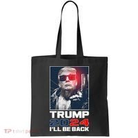 Donald Trump 2024 I'll Be Back Tote Bag thumb 0