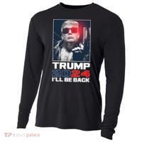 Donald Trump 2024 I'll Be Back Cooling Performance Long Sleeve Crew thumb 0