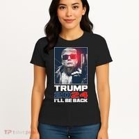 Donald Trump 2024 I'll Be Back Women's T-Shirt thumb 4