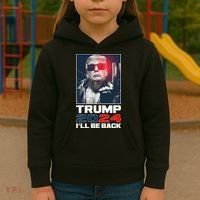 Donald Trump 2024 I'll Be Back Kids Hoodie thumb 3