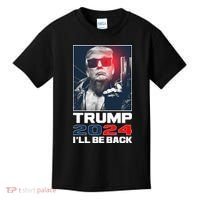 Donald Trump 2024 I'll Be Back Kids T-Shirt thumb 0