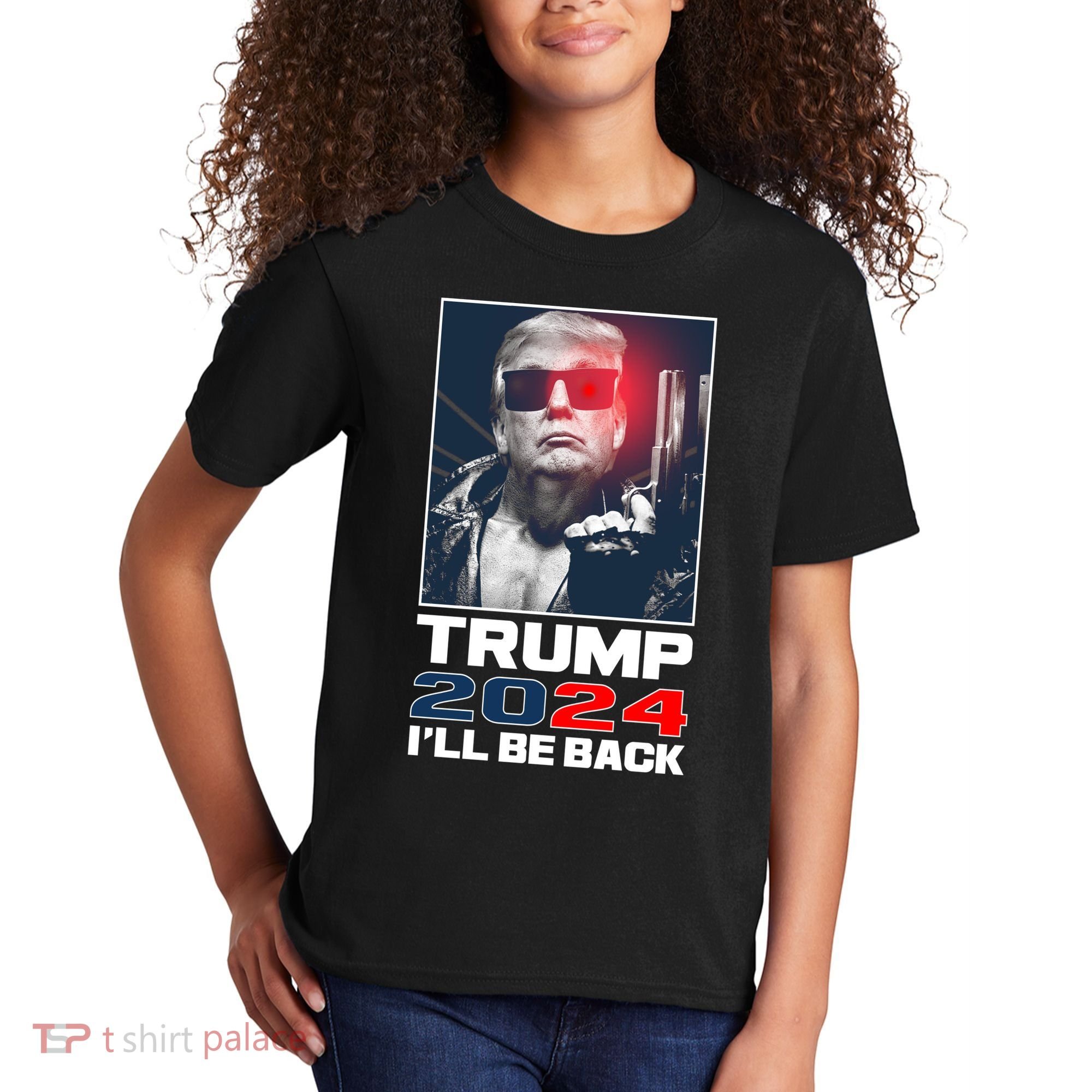 Donald Trump 2024 I'll Be Back Kids T-Shirt