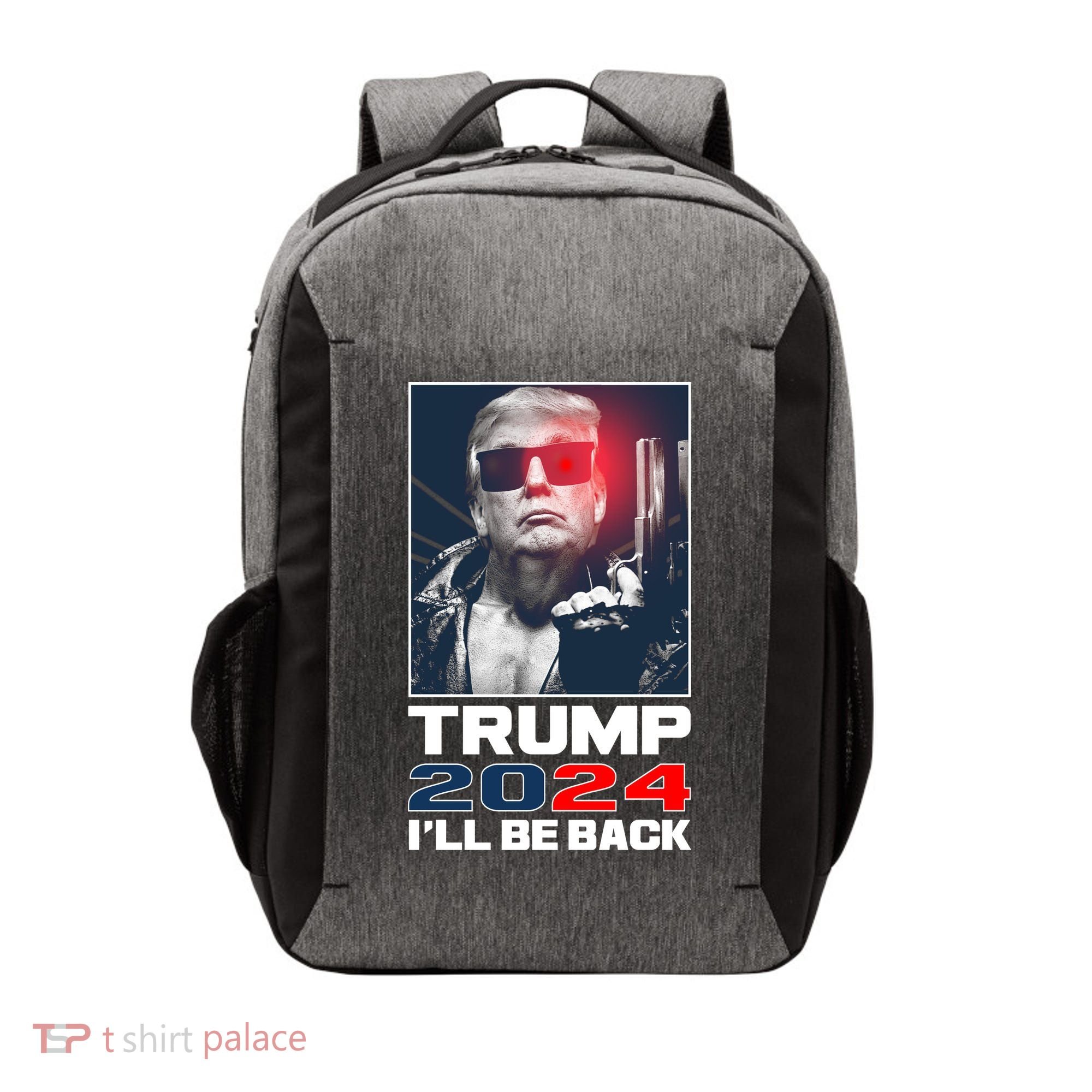 Donald Trump 2024 I'll Be Back Vector Backpack