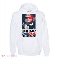 Donald Trump 2024 I'll Be Back Comfort Colors Garment-Dyed Hooded Sweatshirt thumb 0