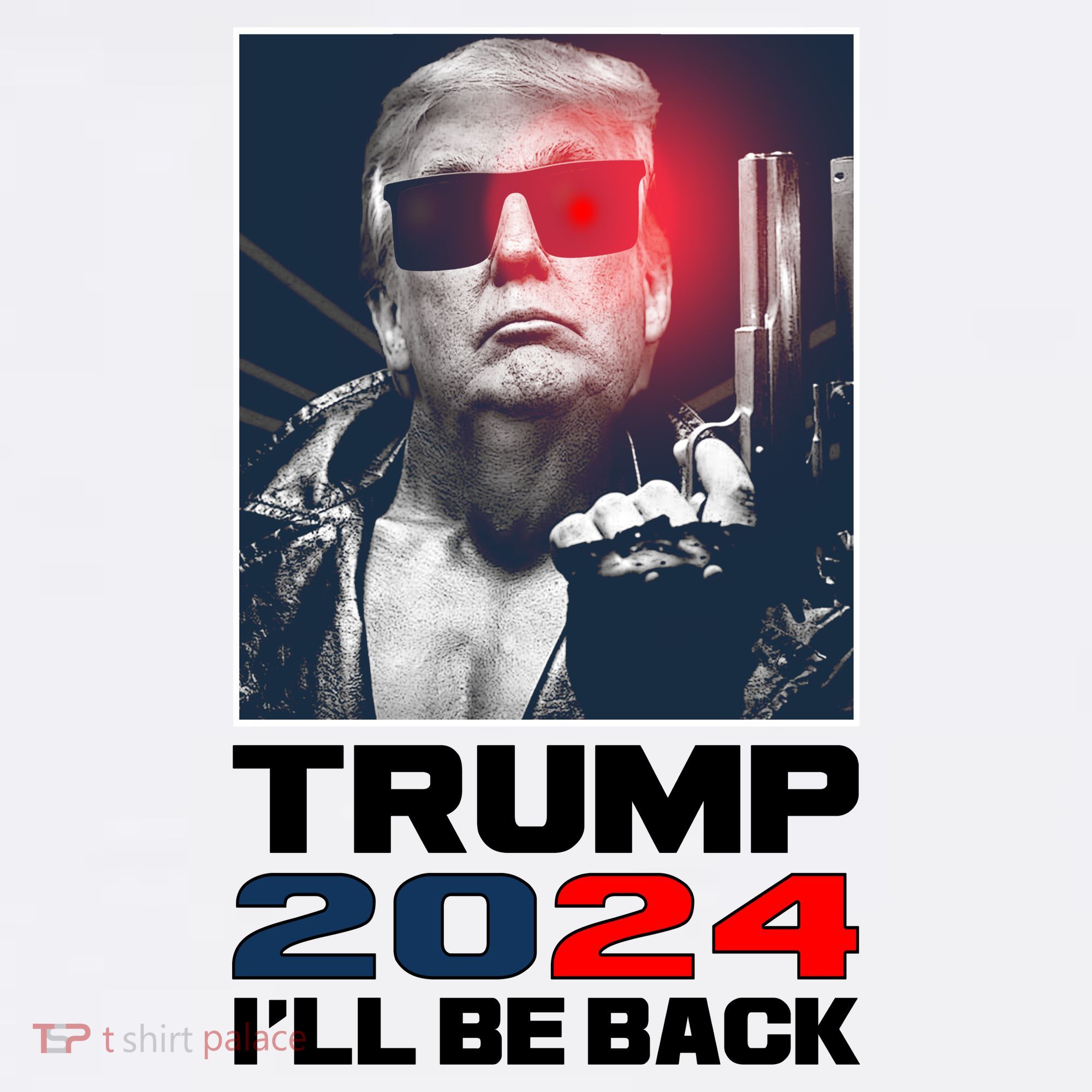 Donald Trump 2024 I'll Be Back Comfort Colors Garment-Dyed Hooded Sweatshirt