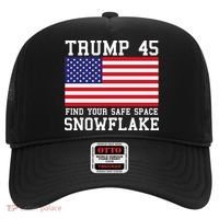 Donald Trump 45 Find Your Safe Space Snowflake USA Hat thumb 0
