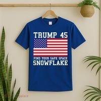 Donald Trump 45 Find Your Safe Space Snowflake USA T-Shirt thumb 2
