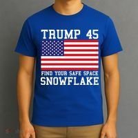 Donald Trump 45 Find Your Safe Space Snowflake USA T-Shirt thumb 3