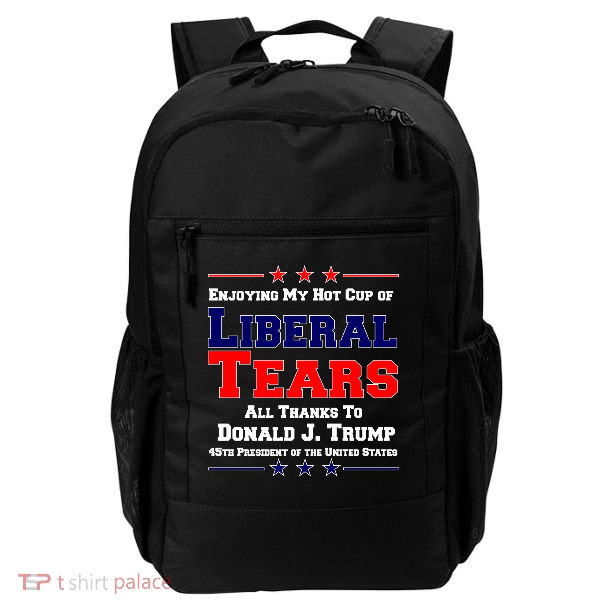 Donald Trump 45TH PRESIDENT POTUS Liberal Tears Backpack