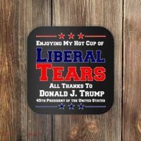 Donald Trump 45TH PRESIDENT POTUS Liberal Tears Coaster thumb 0