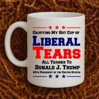 Donald Trump 45TH PRESIDENT POTUS Liberal Tears Coffee Mug thumb 2