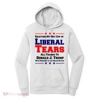 Donald Trump 45TH PRESIDENT POTUS Liberal Tears Women's Hoodie thumb 0
