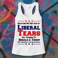 Donald Trump 45TH PRESIDENT POTUS Liberal Tears Women's Tank Top thumb 3