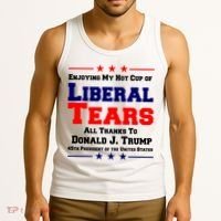 Donald Trump 45TH PRESIDENT POTUS Liberal Tears Tank Top thumb 3