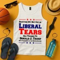 Donald Trump 45TH PRESIDENT POTUS Liberal Tears Tank Top thumb 4