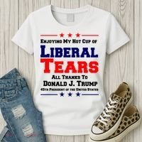 Donald Trump 45TH PRESIDENT POTUS Liberal Tears Women's T-Shirt thumb 3