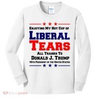 Donald Trump 45TH PRESIDENT POTUS Liberal Tears Kids Long Sleeve Shirt thumb 0