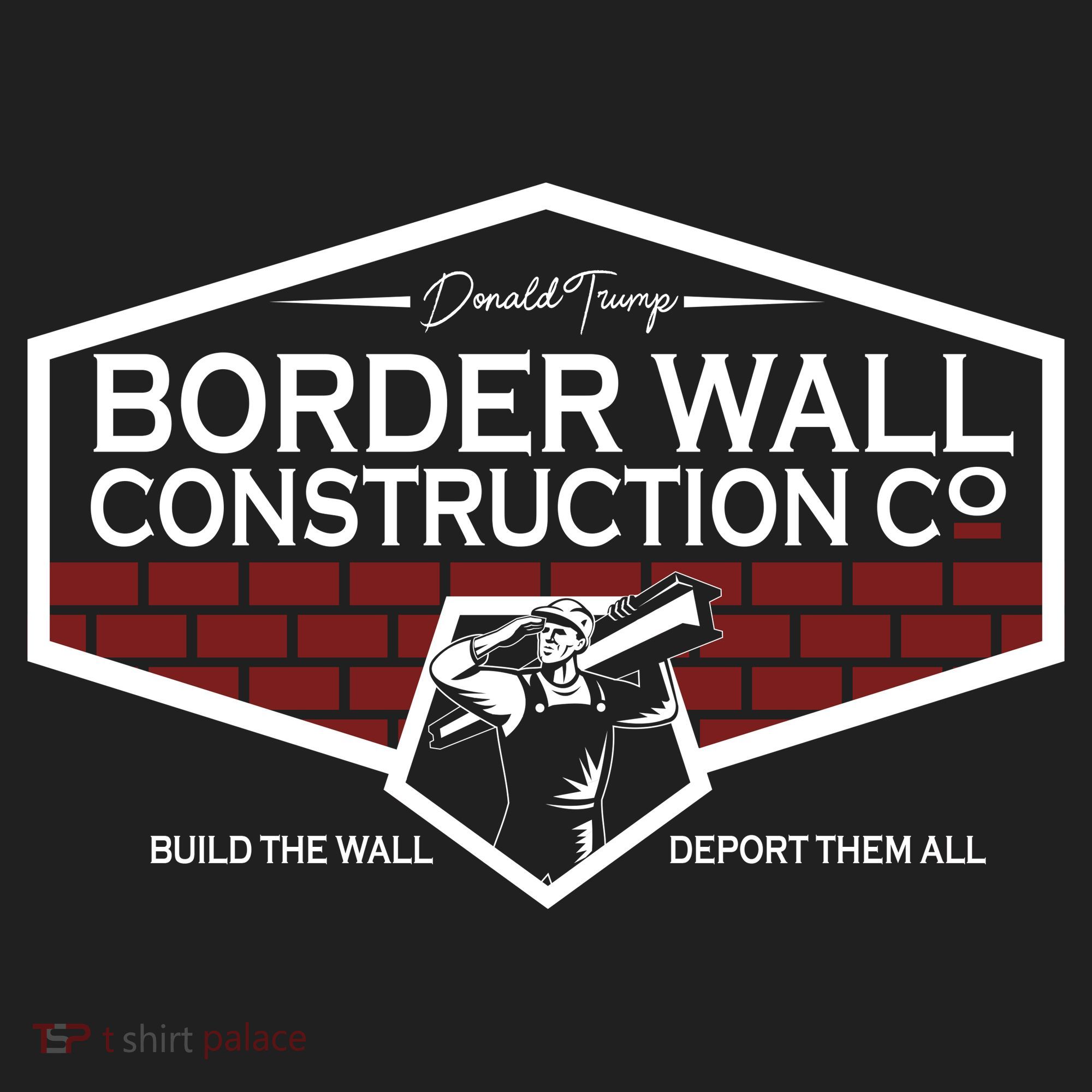 Donald Trump Border Wall Construction Tumbler