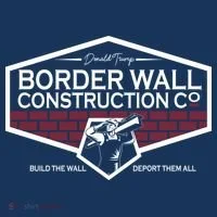 Donald Trump Border Wall Construction Doggie Tank thumb 4