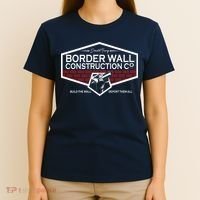 Donald Trump Border Wall Construction T-Shirt thumb 4