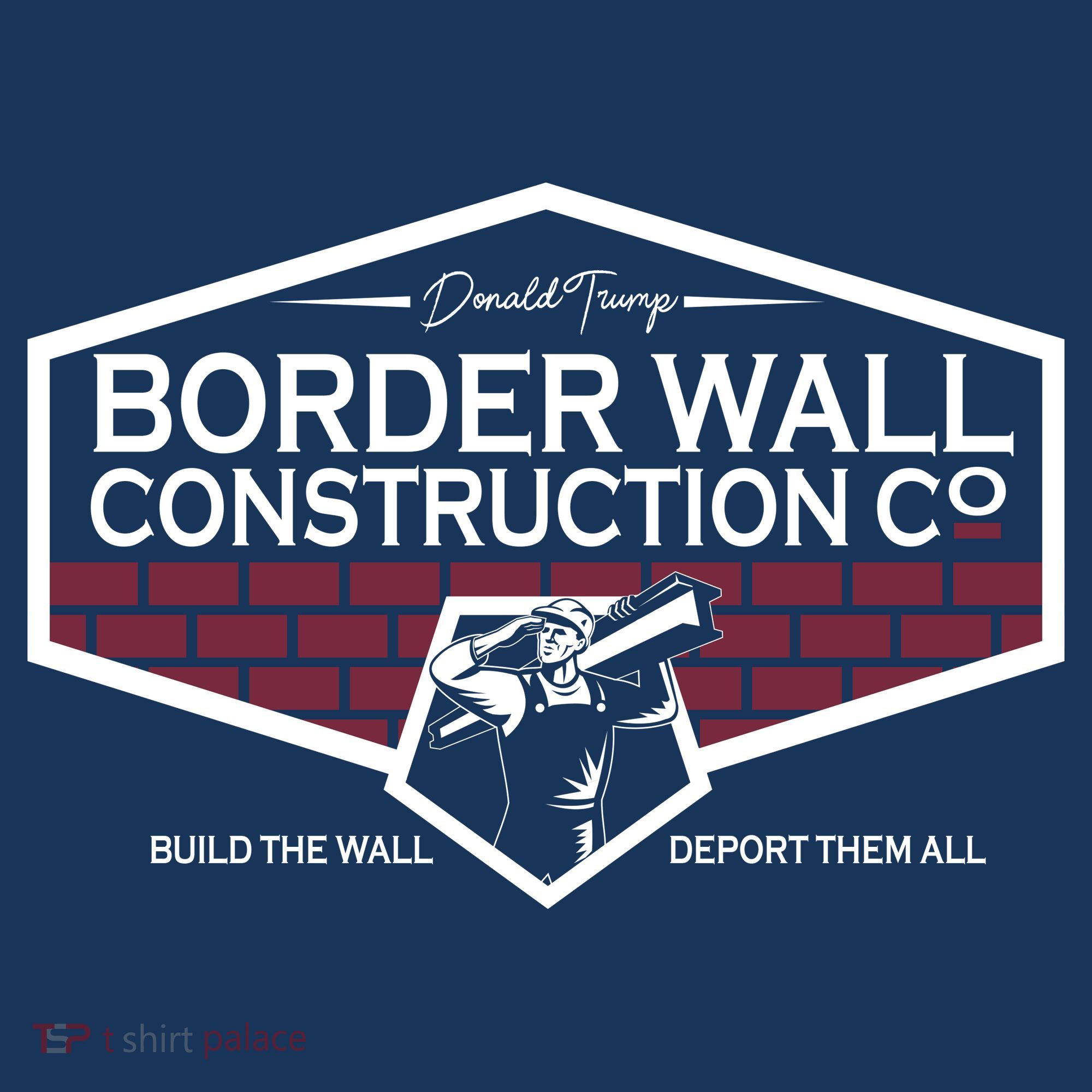 Donald Trump Border Wall Construction Women's Hoodie