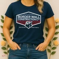 Donald Trump Border Wall Construction Women's T-Shirt thumb 2