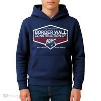 Donald Trump Border Wall Construction Kids Hoodie thumb 4