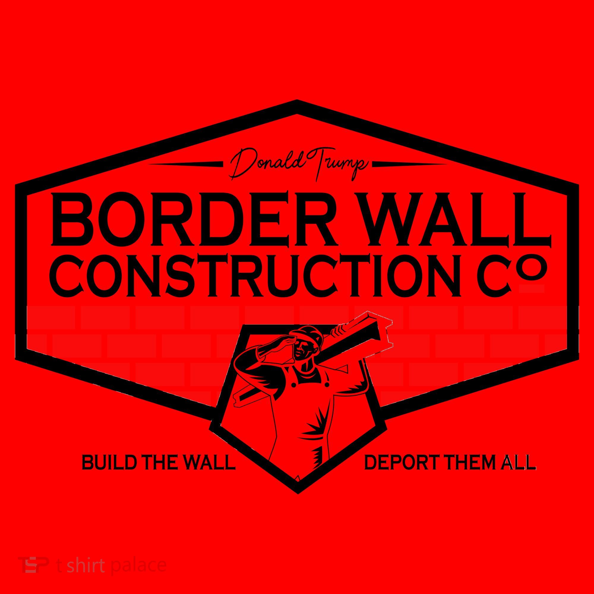 Donald Trump Border Wall Construction Santa Hat