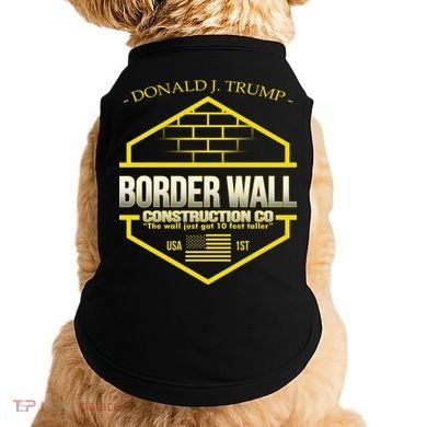 Donald Trump Border Wall Construction Co Doggie Tank