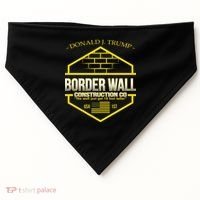 Donald Trump Border Wall Construction Co USA-Made Doggie Bandana thumb 0
