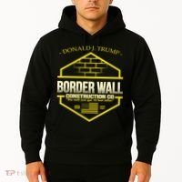 Donald Trump Border Wall Construction Co Hoodie thumb 2