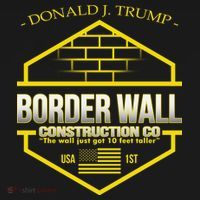 Donald Trump Border Wall Construction Co Long Sleeve Shirt thumb 2