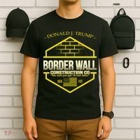 Donald Trump Border Wall Construction Co T-Shirt thumb 6