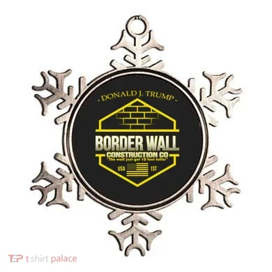 Donald Trump Border Wall Construction Co Ornament