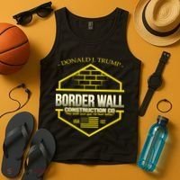 Donald Trump Border Wall Construction Co Tank Top thumb 4