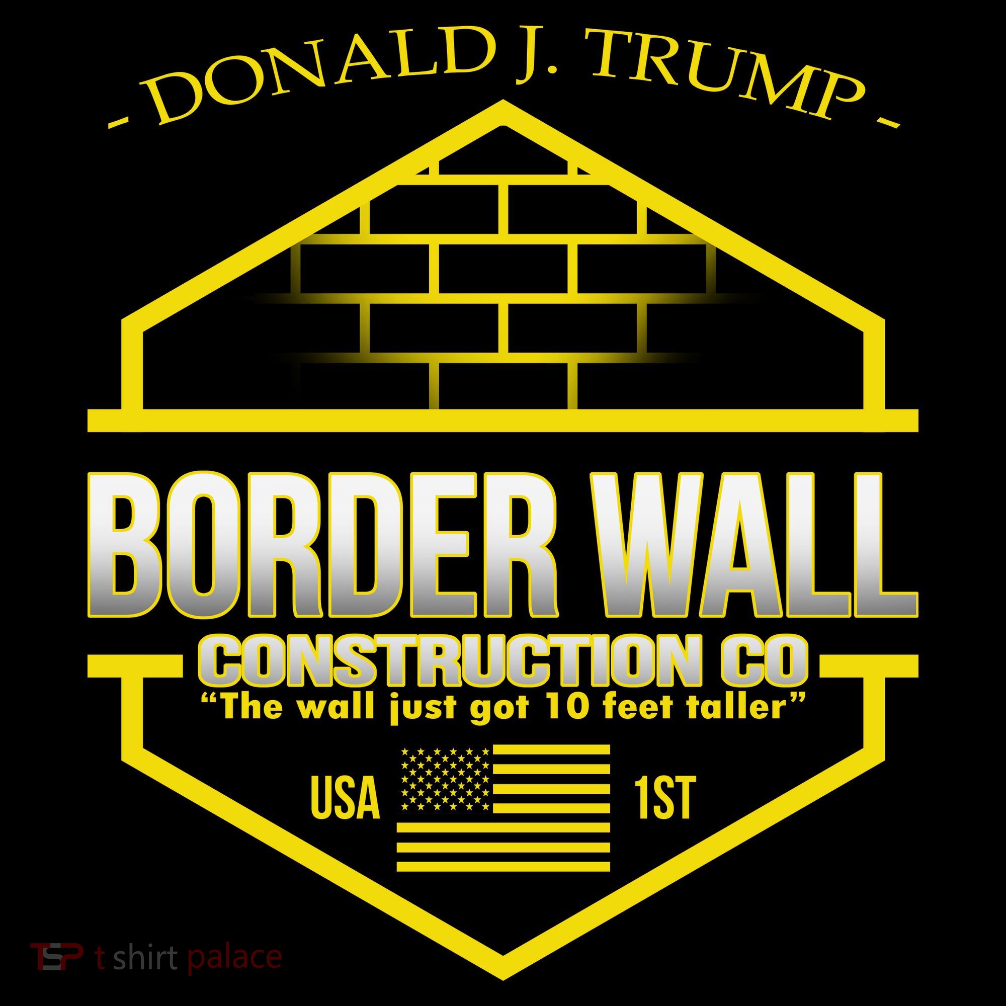 Donald Trump Border Wall Construction Co Visor