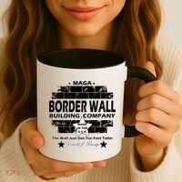 Donald Trump Border Wall Construction Company Coffee Mug thumb 3