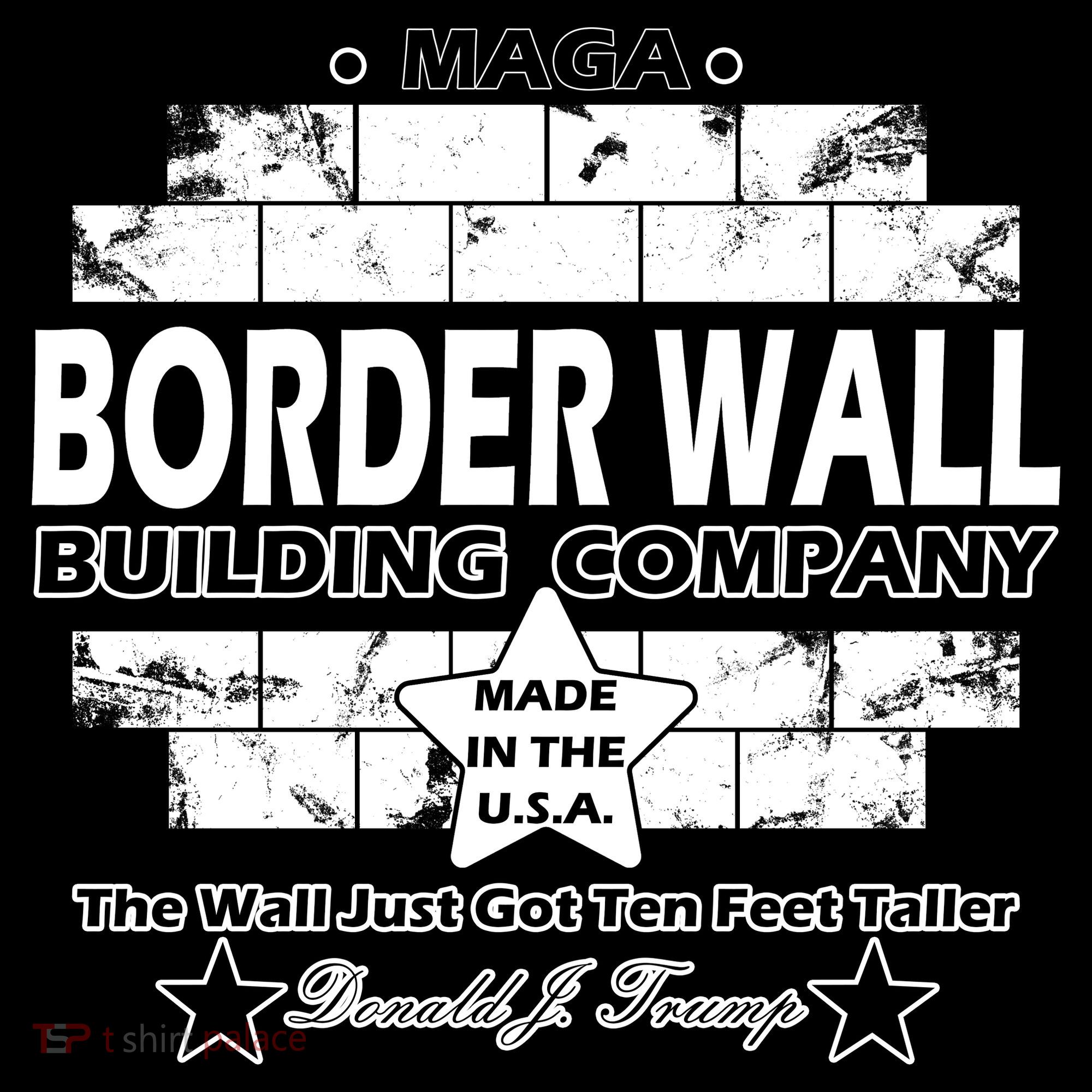 Donald Trump Border Wall Construction Company Women's Tank Top