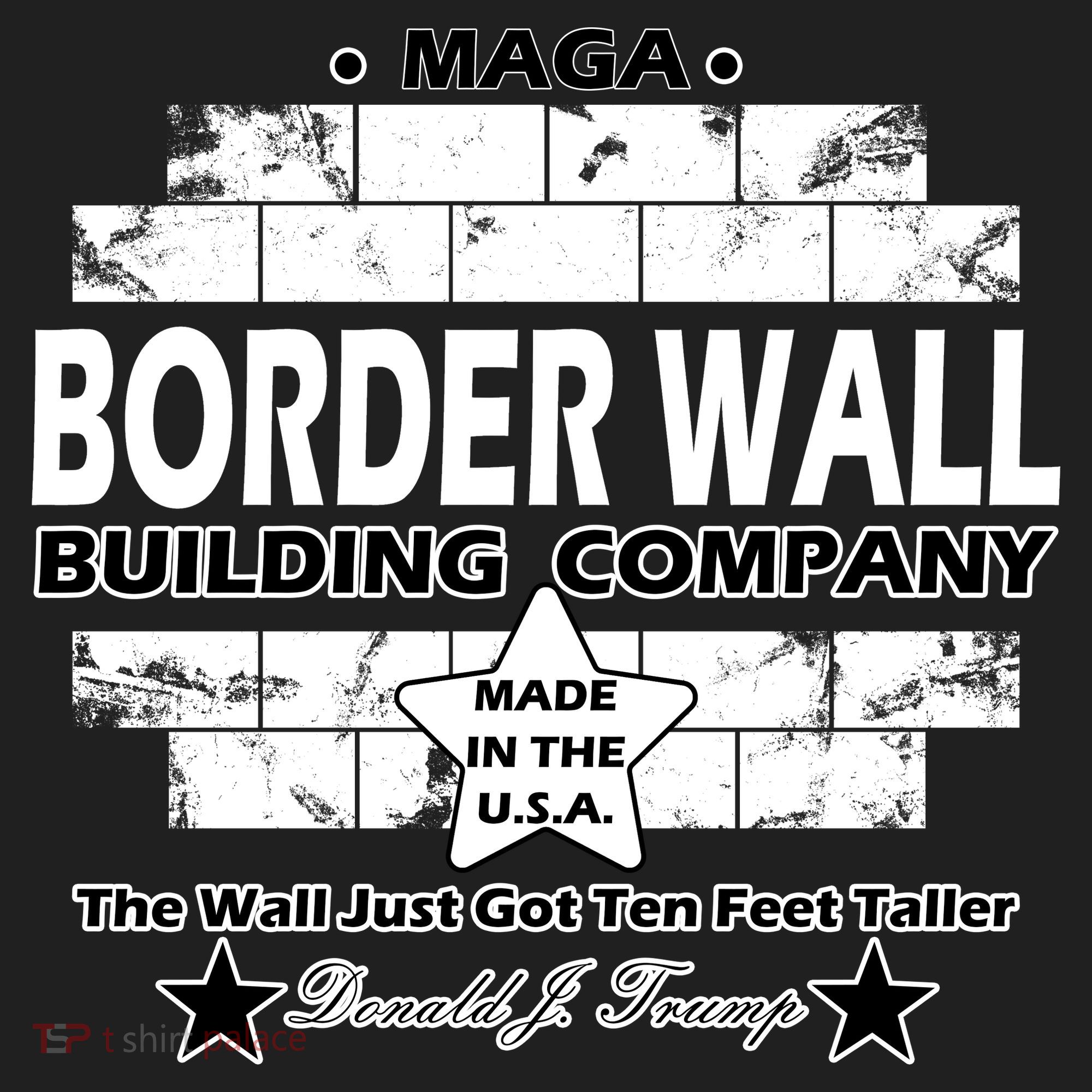Donald Trump Border Wall Construction Company Hat