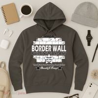 Donald Trump Border Wall Construction Company Hoodie thumb 3