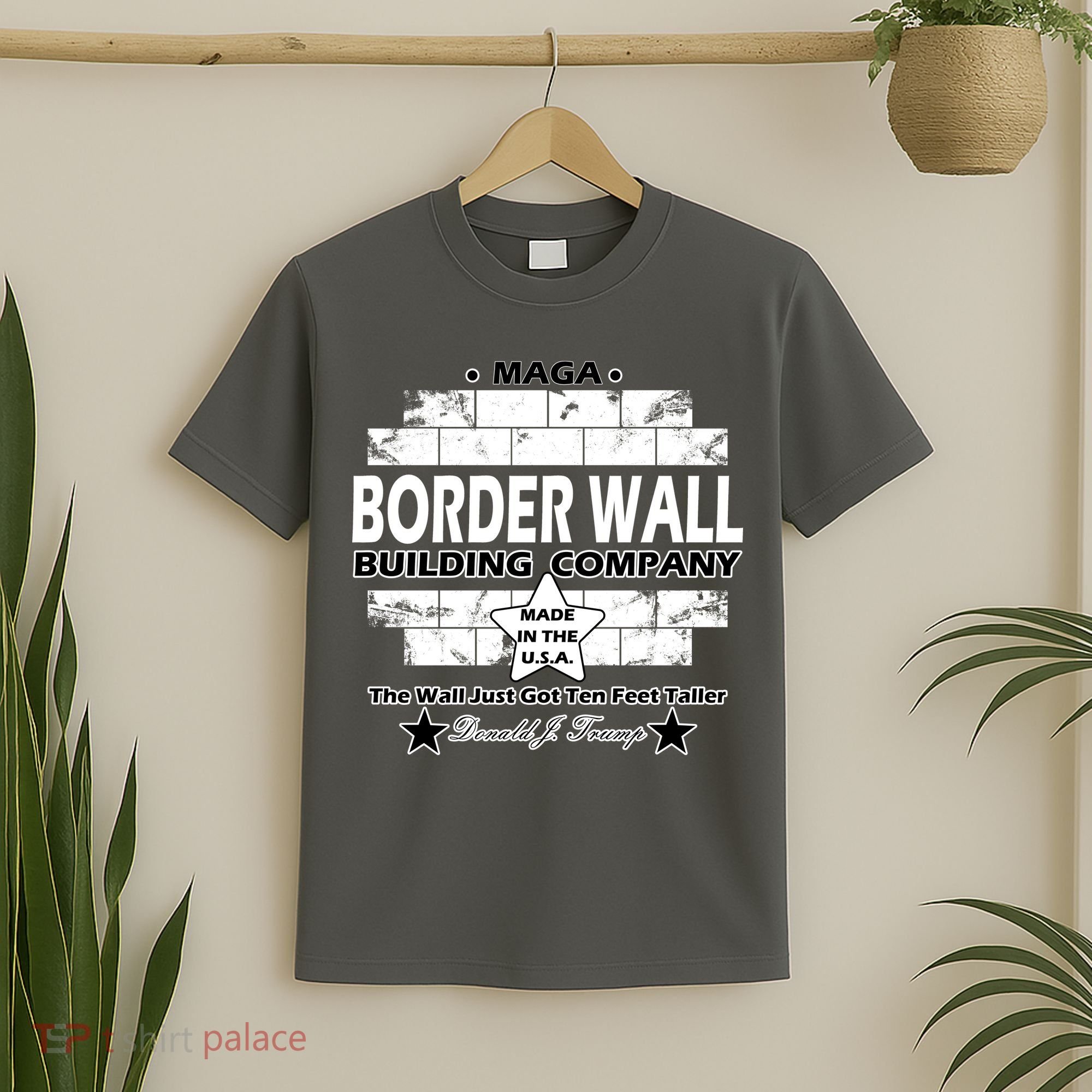Donald Trump Border Wall Construction Company T-Shirt