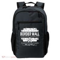 Donald Trump Border Wall Construction Company Backpack thumb 0