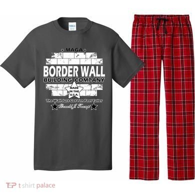 Donald Trump Border Wall Construction Company Pajama Set