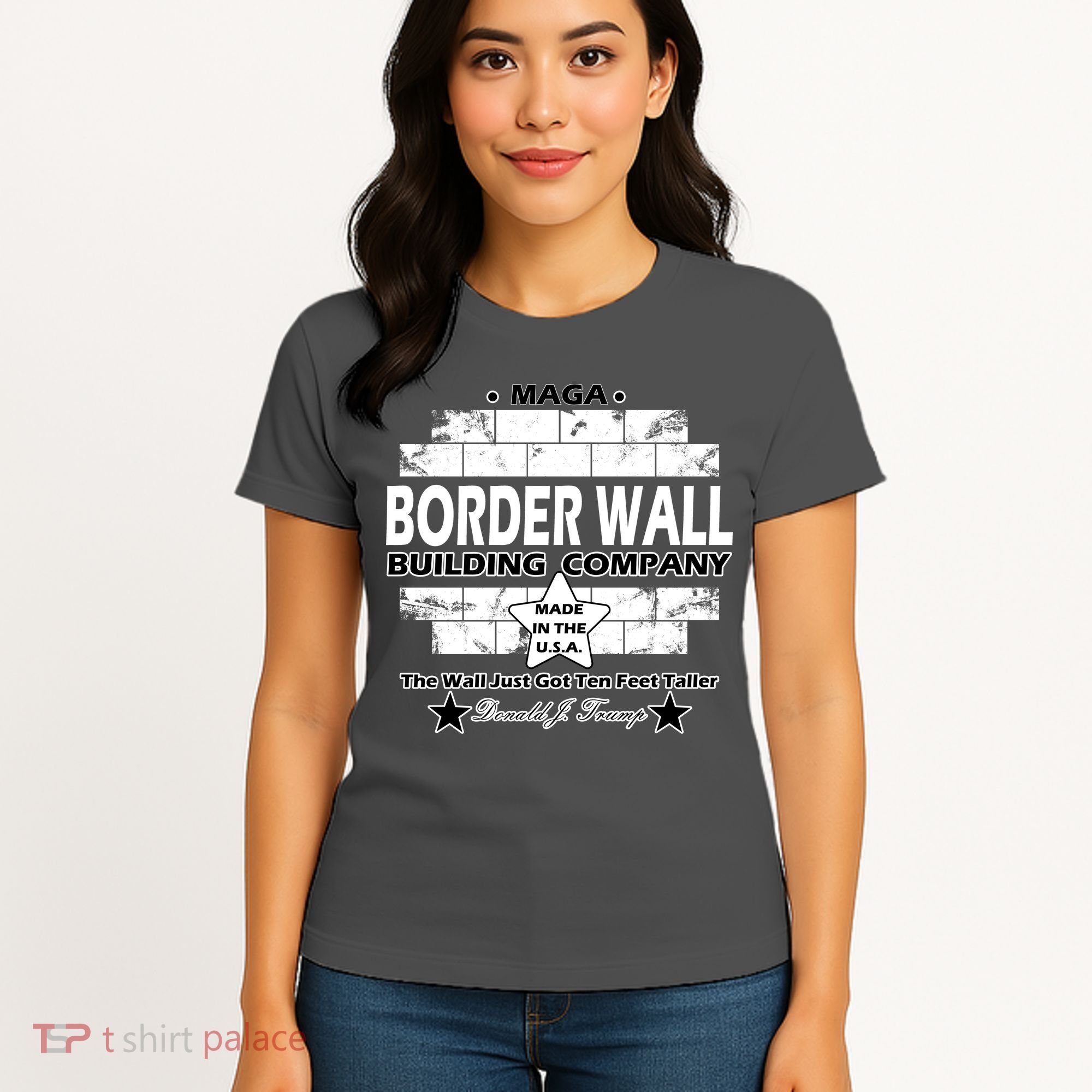 Donald Trump Border Wall Construction Company Women's T-Shirt