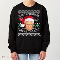 Donald Trump Christmas Women's Sweatshirt thumb 0
